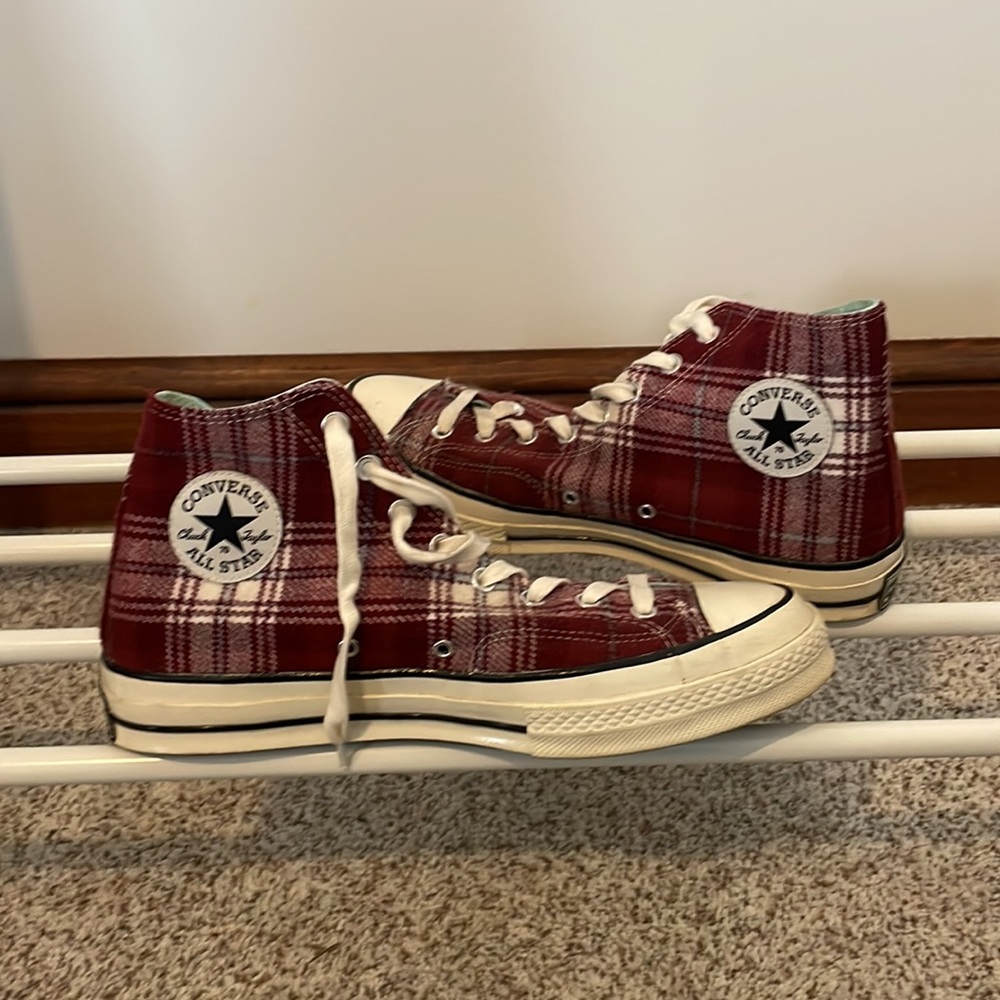 Men’s Plaid Hightop Converse